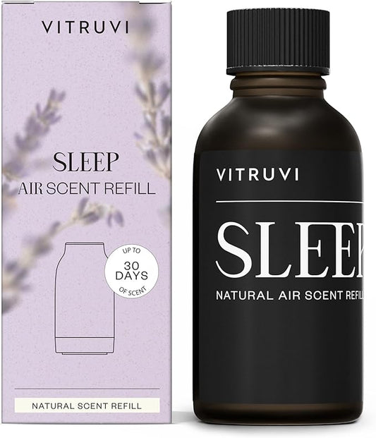 Vitruvi Sleep Scent Refill for Air Diffuser – Calming Essential Oil Blend for Bedtime – Waterless Diffusing Compatible Only with Vitruvi Air Waterless Diffuser | 01 Fl Oz. (Pack of 1)
