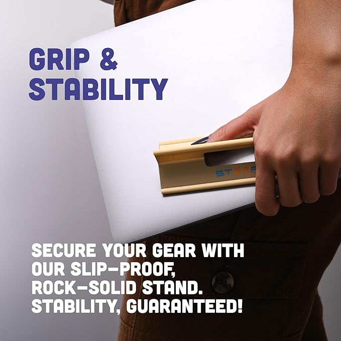 Steepy Adjustable Laptop Stand - 3 Height Options for Desk