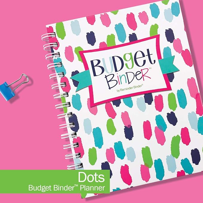 12-Month Budget Planner Bill Tracker Organizer w/Calendar & Pockets for Financial Management 354 Stickers | Budget Binder™
