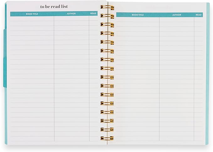 Erin Condren Inspired Collection A5 Reading Log - In a Daze Cover