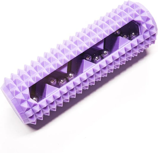 ZenStick – Spikey Sensory Fidget Toy with Steel Balls for Anxiety Relief, Focus, Stress Reduction & Mindful Stimulation (Purple)