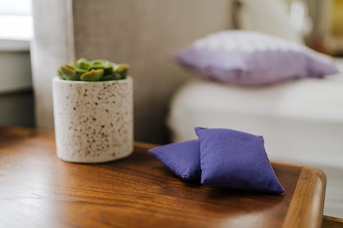 Kanjo Lavender Sachet Refills - 2 Pack - Natural Lavender Scented Sachet Bags for Pillows, Closets, Drawers & Bathrooms