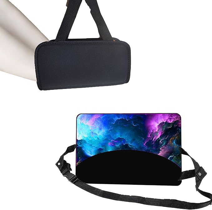 Foot Hammock for Plane Travel Essentials Relax Your Foot Rest for Airplane Gadgets Adjustable Airplane Travel Accessories for Flight Essentials,Office,Desk(Starry Sky, 1 Pack)