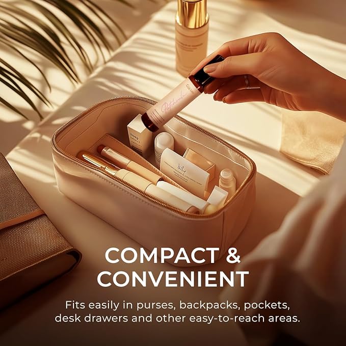 Gya Labs Patchouli Roll On, Luxurious Aroma for Confidence and Allure - Patchouli Essential Oil Roll On for Tranquillity and Inner Peace - 0.34 Fl Oz - Travel-Sized Convenience and Quick Absorption