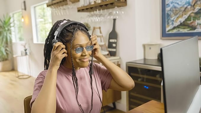 Always With You VisionGuard Pro Blue Light Blocking Glasses by ThinOptics - Elite Gaming & Computer Glasses - High Performance and Ultra Lightweight, Black