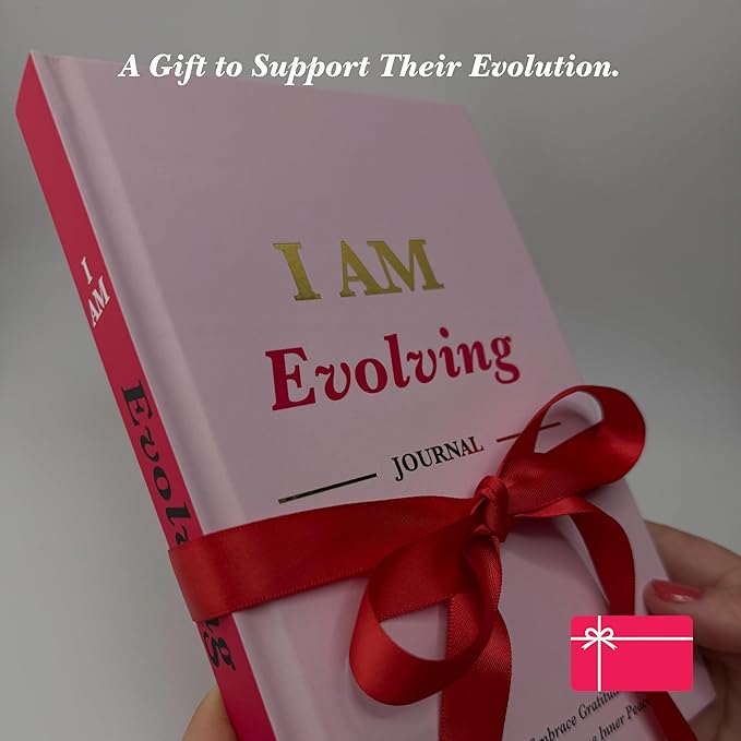 I AM Evolving Journal: Set Goals, Embrace Gratitude, Cultivate Habits, Achieve Inner Peace | Undated Gratitude Journal for Personal Development, Mindfulness, & Daily Reflection. (Misty Rose)