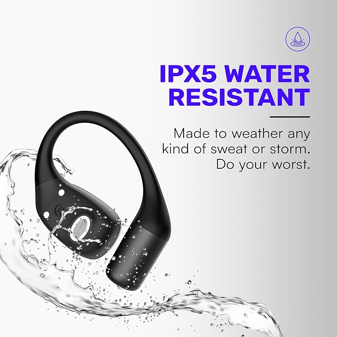 Raycon Essential Open Earbuds – True Wireless Open Ear Bluetooth 6.0 Headphones, Ultra-Lightweight, Comfort Hook Design, IPX5 Water Resistant, 36 Hours of Battery Life (Mint)