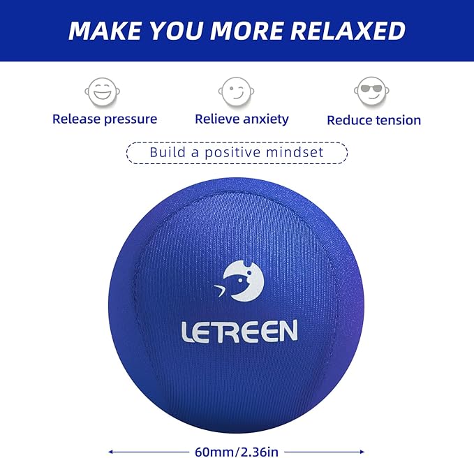 Stress Ball, Tri-Density Stress Balls for Adults & Grip Strengthening, Squeeze Balls for Hand Therapy, Squishy Stress Ball, Hand Strengthener Ball, Hand Balls for Therapy