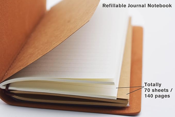 FYSIA Inspirational Christmas Gift for Daughter,Son,Niece,Cousin,Brother,Nurse,Sister,Friend-Birthday Gift,Graduation Gift,Back to School Gift-Refillable Photo Diary Journal Notebook