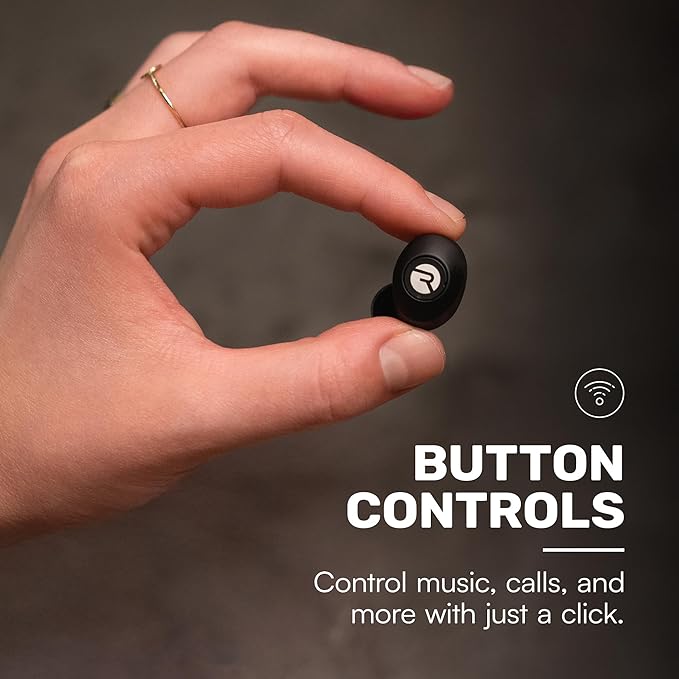 Raycon Everyday Earbuds Classic Bluetooth Wireless with Microphone - Stereo Sound, Active Noise Canceling, in-Ear Bluetooth Headset True Wireless Earbuds 32 Hours Playtime (Rose Gold)