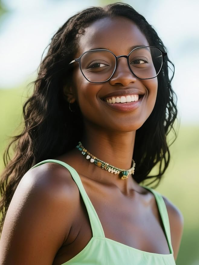 VISOONE Lightweight TR90 Blue Light Blocking Glasses Frame with Anti Glare Eye Protection for Women and Men RANE