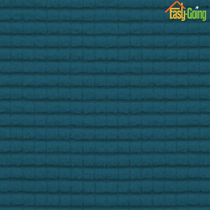 Easy-Going Stretch Loveseat Cushion Cover Sofa Cushion Furniture Protector Sofa Seat Sofa Slipcover Sofa Cover Soft Flexibility with Elastic Bottom(Loveseat Cushion, Peacock Blue)