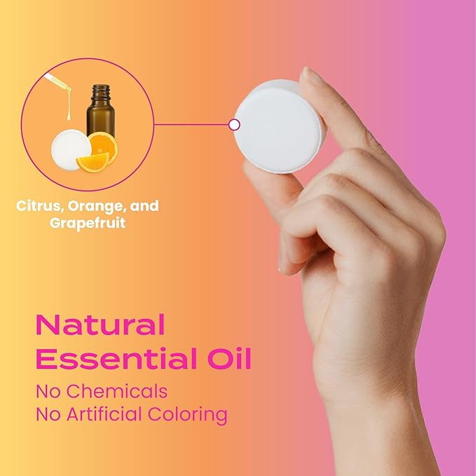 Body Restore Shower Steamers Aromatherapy 6 Pack - Christmas Stocking Stuffers for Men, Birthday Gifts for Women, White Elephant, Relaxation, Self Care - Citrus