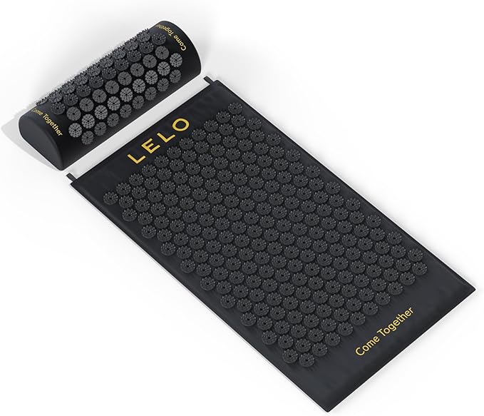 LELO Acupressure Mat – Designed for Relaxation and Stress Relief, Perfect for Back, Neck & Shoulders Muscles, Premium Wellness Acupuncture Massage Mat and Pillow Pillow – Stress & Tension Relief