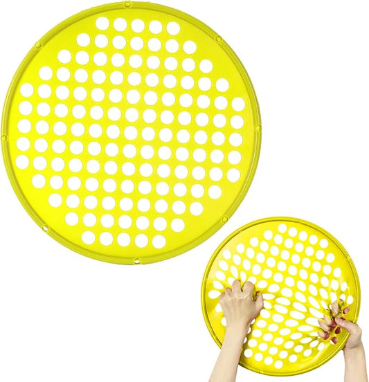 Hand Exercise Webs for Physical Therapy, Hand Grip Strengthener, Finger Exerciser, Portable Size, Latex Free, 7" Diameter