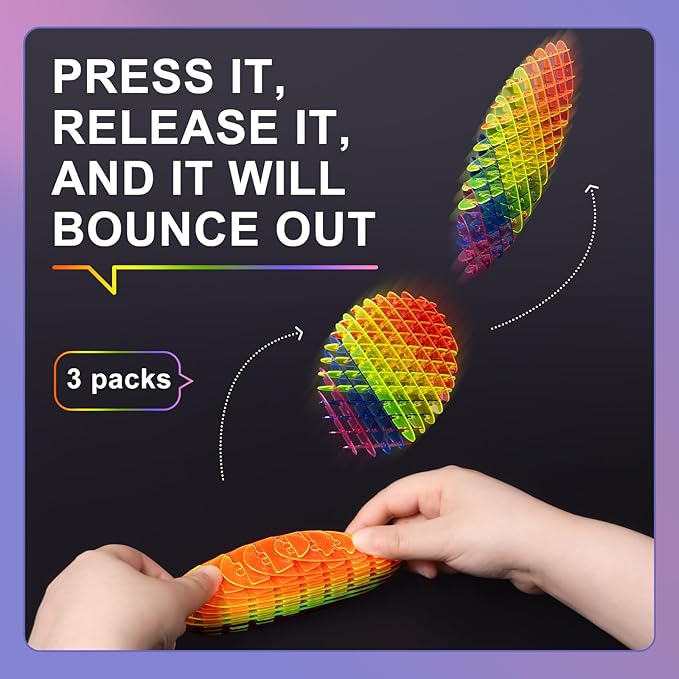 Fidget Worm: Fidget Toys Adults | 3-pack Sensory Toys for Kids & Teens | Quiet Fidgets,Small Anxiety Stress Relief Toy, Fidget Toy，Desk Fidgets for Autistic & Adhd Adults(Rainbow,Green,Blue)