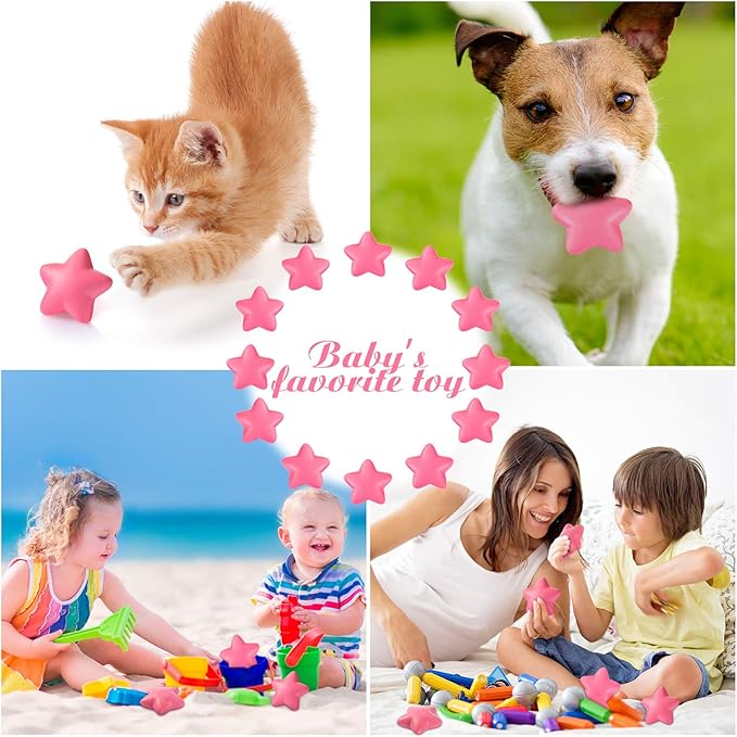 30 Pieces Star Stress Ball Bulk Mini Foam Stress Relief Ball for School Carnival Reward, Student Prizes, Party Bag Fillers