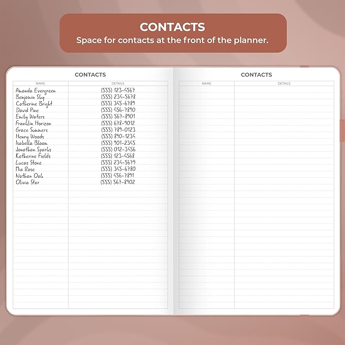 Clever Fox Appointment Book – Hourly Schedule Planner with Time Slots – Time Box Planner for Daily Work & To-Dos – Weekly & Monthly Spreads, Undated, Hardcover, A5 Size (Rose Gold)