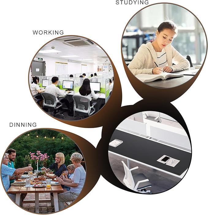 MAIDERN Leather Desk Mat, (5XL) 78.7” x 24” Reversible Large Desk Pad Mat, Cork & Leather Large Mouse pad for Desk, Waterproof Computer Desk Mat for Gaming Home Office (Black)