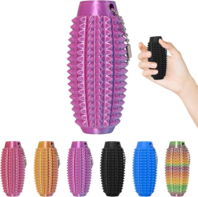 Little Ouchies Fidget Toys,Pain Stim Fidget Toy Reduce Stress for Adults,Anxiety Relief Pain Stim,Spiky Fidget Keychain for Anxiety and Stress Reduction,Novelty Gifts for Friends 1PCS