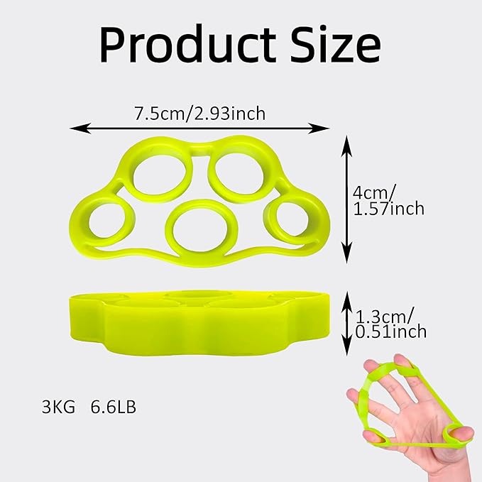 Auto-Start Gyro Ball Wrist Trainer – No Counter Grip Strengthener with Finger Band for Hand & Forearm Exercise – Stress Relief Spinner for Office, Rehab & Fitness