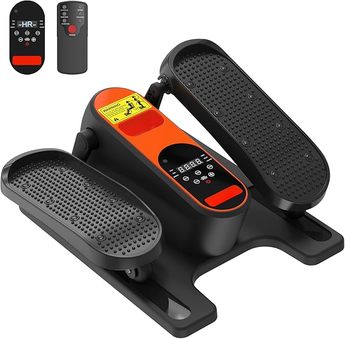 HOTSWEAT Under Desk Elliptical Machine, Ellipse Leg Exerciser as Seen on TV for Seniors with Remote Control, Portable Electric Seated Pedal Exerciser with 12 Speed Levels for Home Office