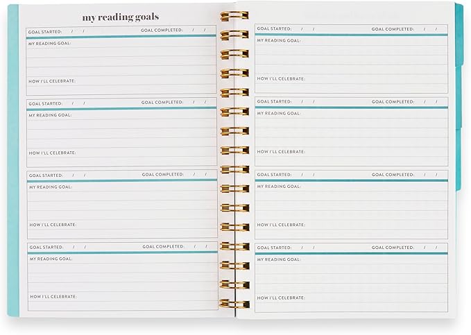 Erin Condren Inspired Collection A5 Reading Log - In a Daze Cover