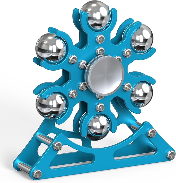 Desk-Fidget-Toys for Ferris-Wheels-Spinner: Metal Kinetic-Spinner 4mins, Cool-Gadgets for Kid Children Teen Adult EDC-Toy, ADHD Tools Cool-Stuff Stress Relief for Office Home School Christmas