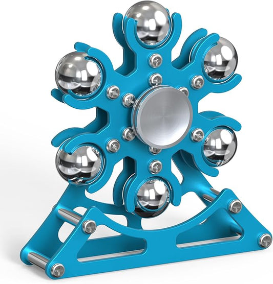 Desk-Fidget-Toys for Ferris-Wheels-Spinner: Metal Kinetic-Spinner 4mins, Cool-Gadgets for Kid Children Teen Adult EDC-Toy, ADHD Tools Cool-Stuff Stress Relief for Office Home School Christmas
