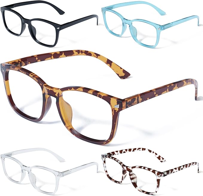 CCVOO Reading Glasses for Women/Men, Eyeglasses, Blue Light Readers for Women/Men, Computer Eye Glasses, Cheaters