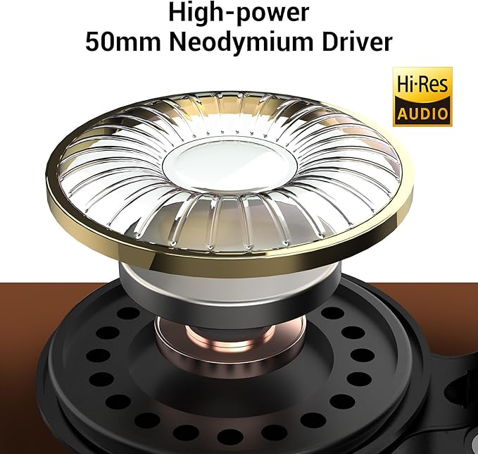 OneOdio Wired Over Ear Headphones Studio Monitor & Mixing DJ Stereo Headsets with 50mm Neodymium Drivers and 1/4 to 3.5mm Jack for AMP Computer Recording Podcast Keyboard Guitar Laptop - Red