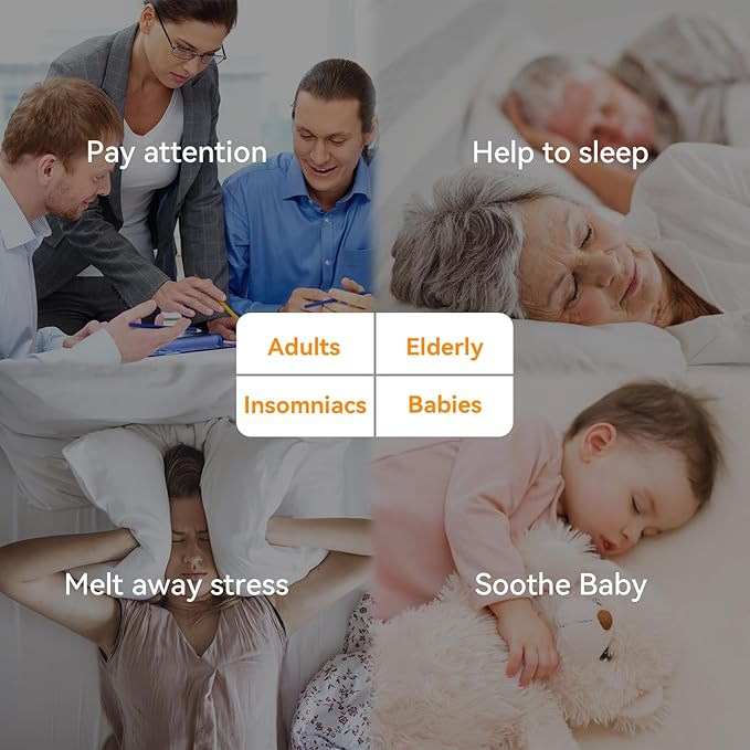 White Noise Sound Machine: 30 Soothing Sounds, Sunrise Alarm Clock for Adults Gentle Wake Up, Adjustable Volume & Night Light, Timer - Easy to Sleep, Relax, Focus