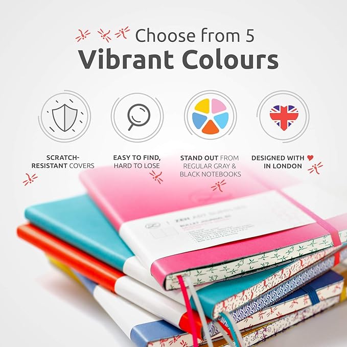 Large B5 Dotted Journal - Enjoy Bullet Journaling with a Soft Cover 7x10-inch, Non-Bleed Thick 120gsm Paper, Dot Journal in Blue, Japanese Edge Motif - Faux Leather Lay Flat Dot Grid Notebook - ZenART