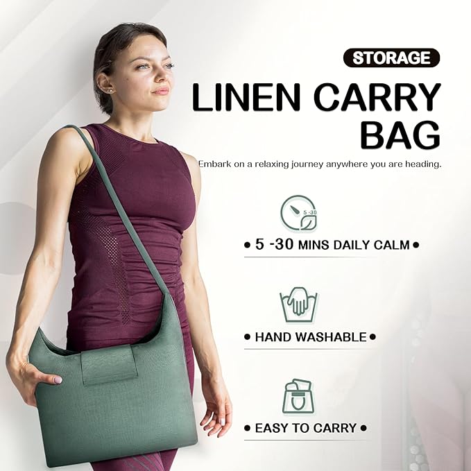 LadyRosian Acupressure Set for Back and Neck Pain Relief, Muscle Relaxation Stress Relief Acupressure Mat and Pillow Set with Bag