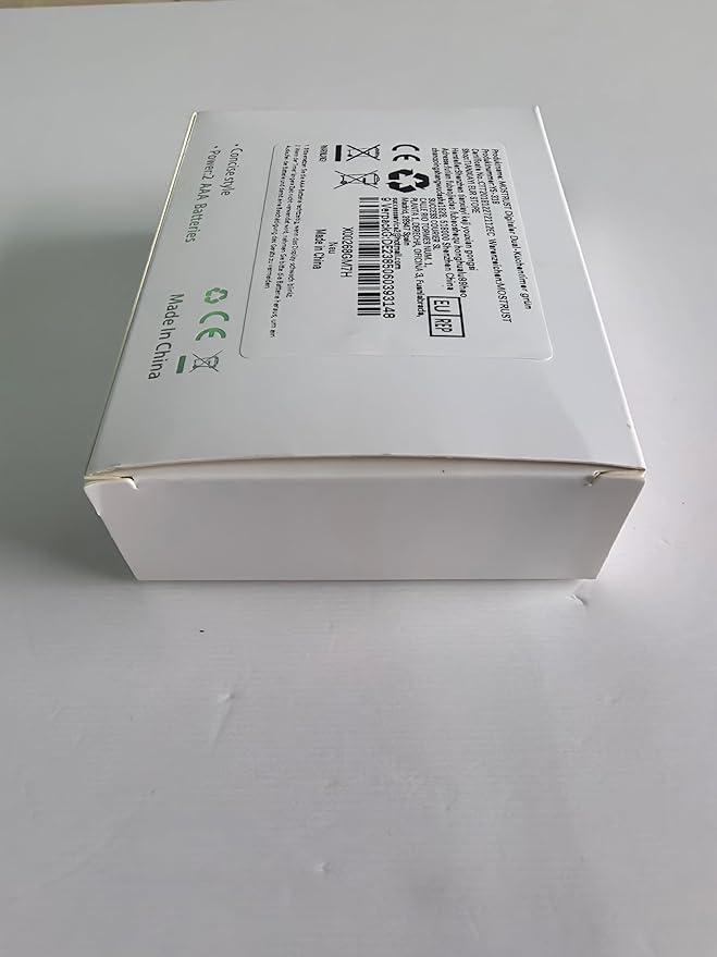 Digital Dual Kitchen Timer, 3 Channels Countdown Triple Timer for Cooking, Magnetic Memory-Preset Large-Display Adjustable Alarm Volume, Multi Times Management, 3A Battery Included, Green