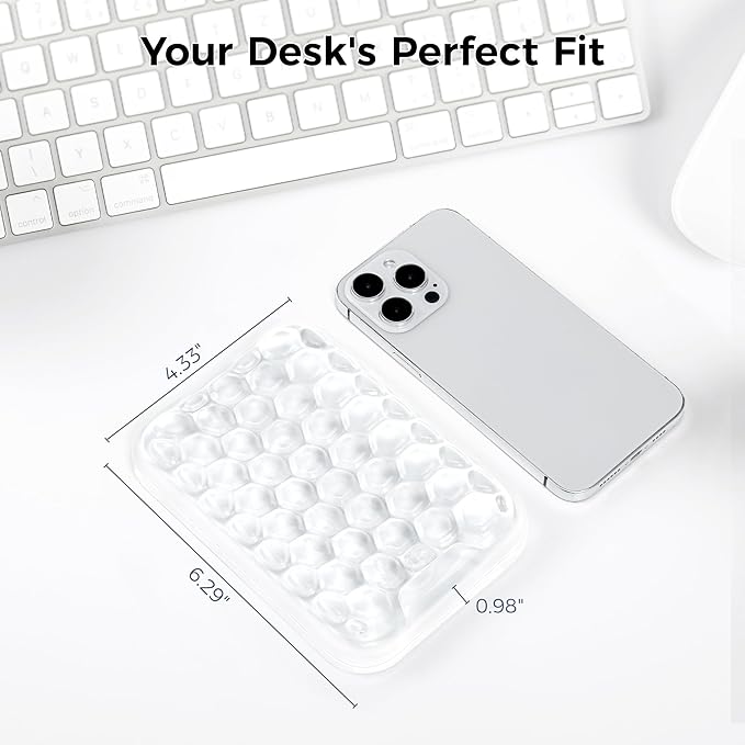 Ospelelf Ergonomic Elbow Pad, Gel Keyboard Wrist Rest Support for Office Desk, Arm Wrist Pad for Typing Pain Relief, 1 Pack