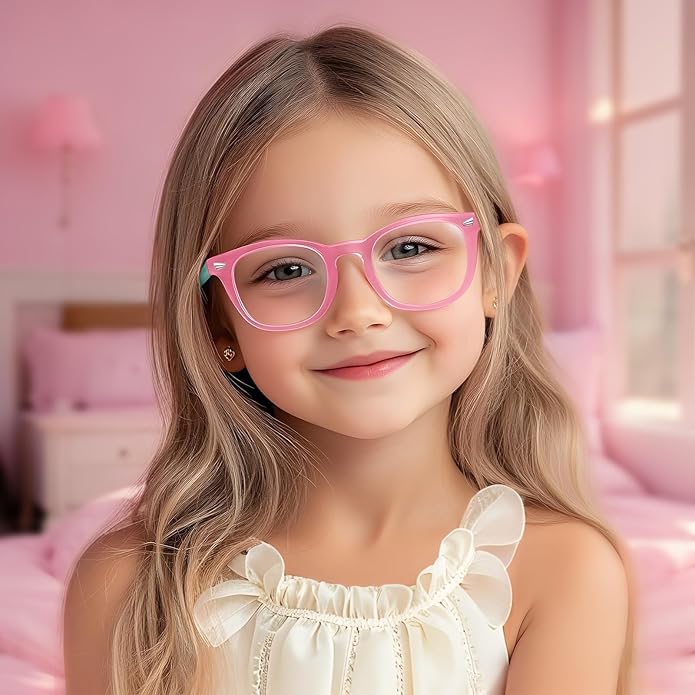 CHEERS DEVICES Blue Light Blocking Glasses for Kids Boys Girls Teens - Computer Glasses with Unbreakable Frame and Anti-Glare