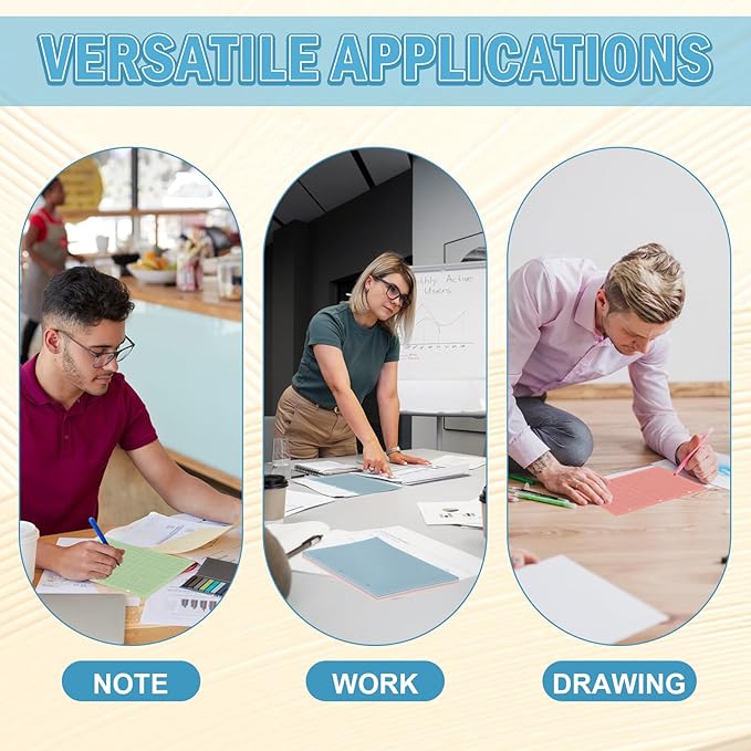 100 Sheets Half Letter 3 Hole Notebook Grid Paper Refill 5-1/2 x 8-1/2 Loose Leaf Paper for Mini Binder Colored Graph Paper Bulk Quad Ruled Graph Paper for Planner Inserts for School Office