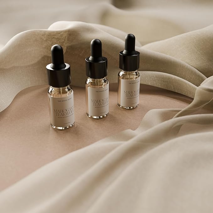 Mahogany & Teakwood Diffuser Oil - Hotel & Home Luxury Scents Inspired by Abercrombie & Fitch - Diffuser Oil Scents for Home Designed for Use in All Diffusers - 0.3 fl oz, 10 mL