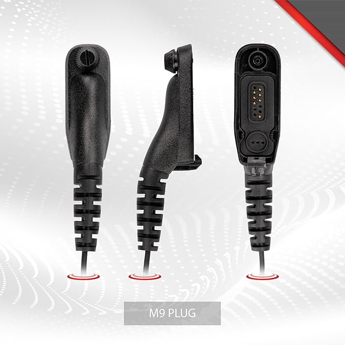 Arrowmax AHDH0032-RD-M9 Noise Cancelling Headset Compatible with Motorola APX6000 APX7000 APX8000 XPR6350 XPR6550 XPR7550 XPR7350e XPR7550e XPR7580e APX 6000 7000 8000 XPR 6550 7550 7550e Radio