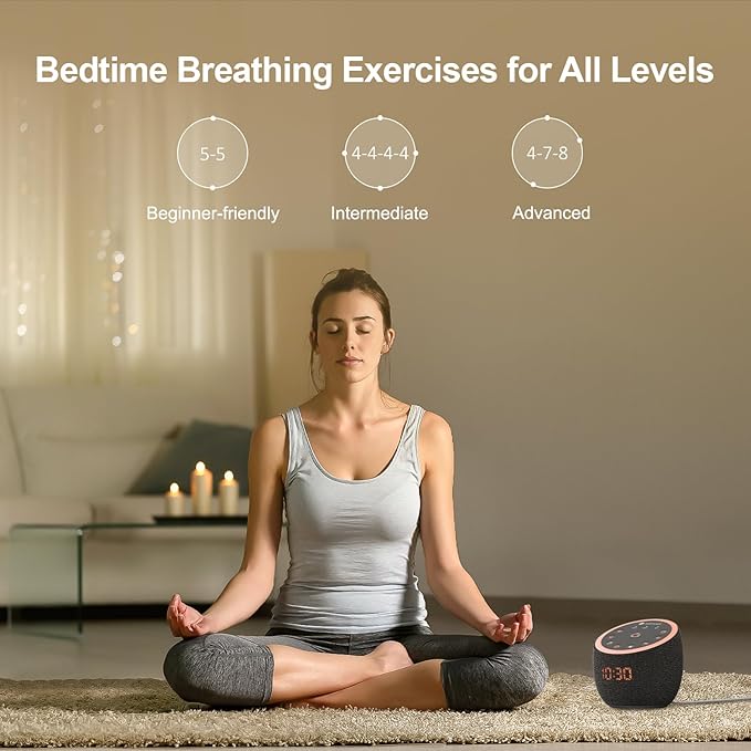 Hotmoon Cocoon Pro 2 Sound Machine 388 Soothing Sounds for Babies & Adults, Smart Night Light, Sleeping Timer, App Control, White Noise Green Noise Maker, Nature Rain Ocean Sound, Plug-in