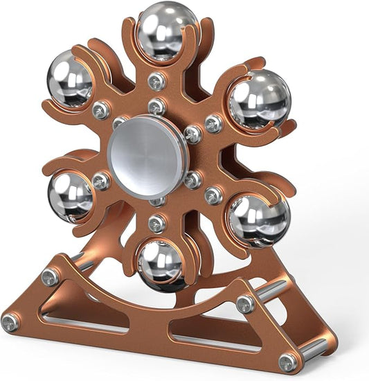Desk-Fidget-Toys Ferris-Wheels-Spinner: Metal Kinetic-Fidget-Spinner 4mins, EDC-Toy Cool-Gadgets for School Office Christmas, ADHD Tools Gift Cool-Stuff Stress Relief Gift for Kid Children Teen Adult