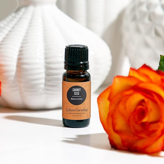 Edens Garden Carrot Seed Essential Oil- 100% Pure Premium Grade, Undiluted, Natural, Therapeutic, Aromatherapy, The Best for Diffuser, Skin, Face, Kid Safe 30 ml (1 fl oz)