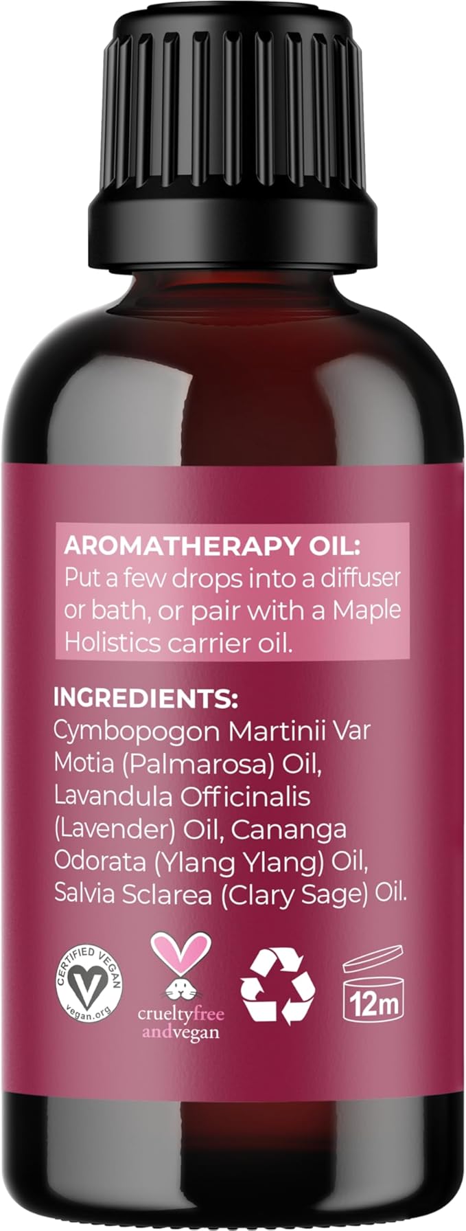 Entice Essential Oil Blend for Diffuser - Passionate Blend of Aromatherapy Oils for Couples with Lavender Palmarosa Clary Sage and Ylang-Ylang Essential Oil - Ignite The Romance Essential Oils Blend