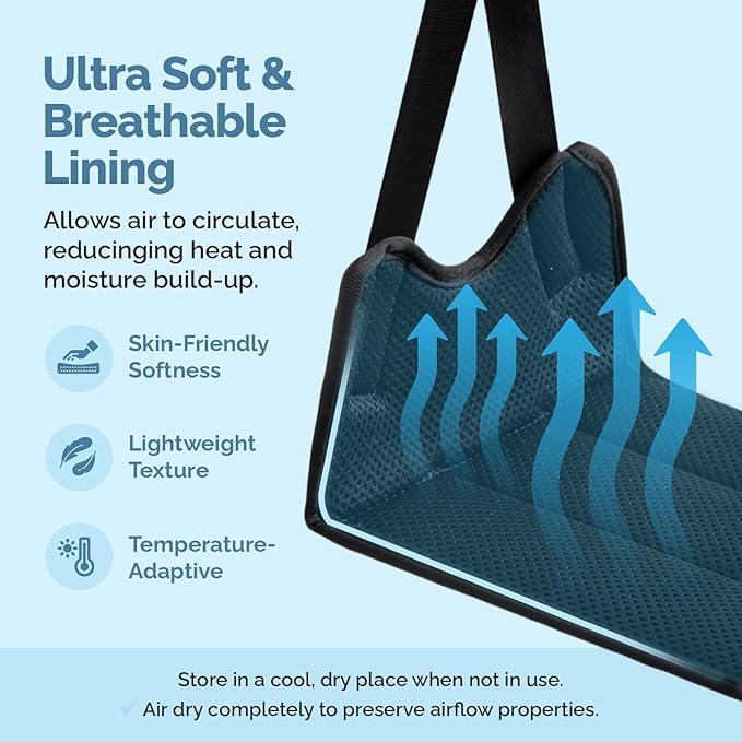 1 Pack No-Collapse Airplane Foot Hammock–Adjustable Foot Hammock for Plane Travel with Thick Bamboo Base, Lightweight Travel Footrest for Office, Flights(Black)