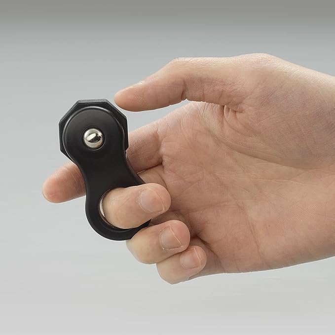 Fidget Toy,Fidget Spinners Toy for Adults and Kids,Gifts Suitable for Children with Autism and ADHD,Quiet Office Desk Toy,Excellent for Relieving Stress and Anxiety Toys (Black)