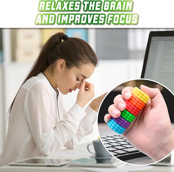 Magnetic Little Ouchies Pain Fidget Toys,Pain Stim Fidget Sensory Toys for Adults Stress Anxiety Relief,Small Quiet 3D Printed Fidgets Spiky Grippie Toy Office Workers Gifts (1 PCS Black)