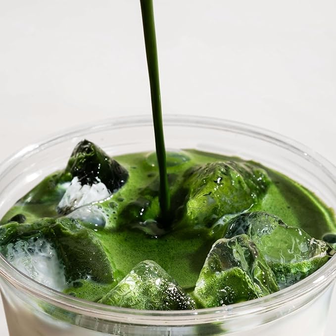 ONE WITH TEA Organic Matcha Latte Powder – Japanese Green Tea, USDA Organic, Made in Japan, 2oz | For Hot & Iced Drinks, Smoothies & Lattes