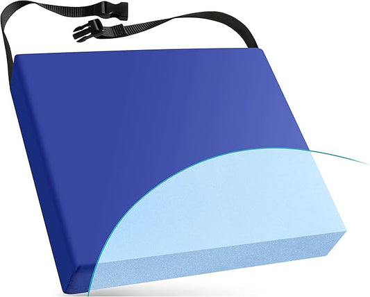 NYOrtho Wheelchair Seat Cushion – Firm, Non-Slip, Water-Resistant Seat Cushion - Pressure Relief - Ideal Wheelchairs - Office Chairs - Car Seats 18" x 18" x 3"