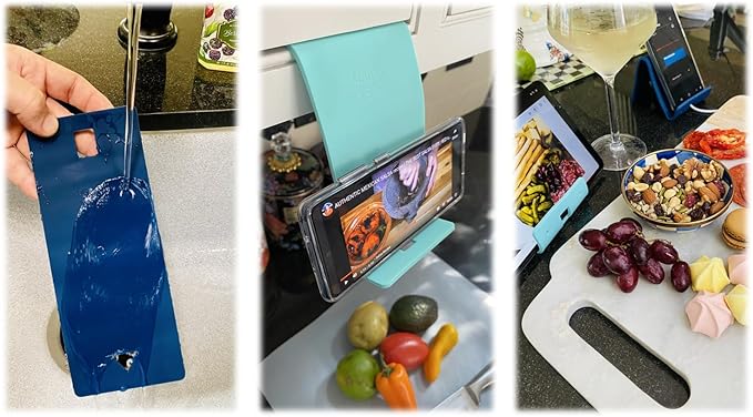 iFLEX Buddy Cell Phone and Tablet Stand Companion - Ideal for Air Travel, Work, and Home Use - Flexible Holder for All Mobile Devices - The Ultimate iPhone Cell Phone Stand Solution